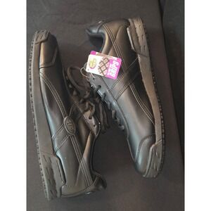 SFC‎ Shoes For Crews 6010 Black Leather Non Slip Work Shoes Mens Size 12 NEW